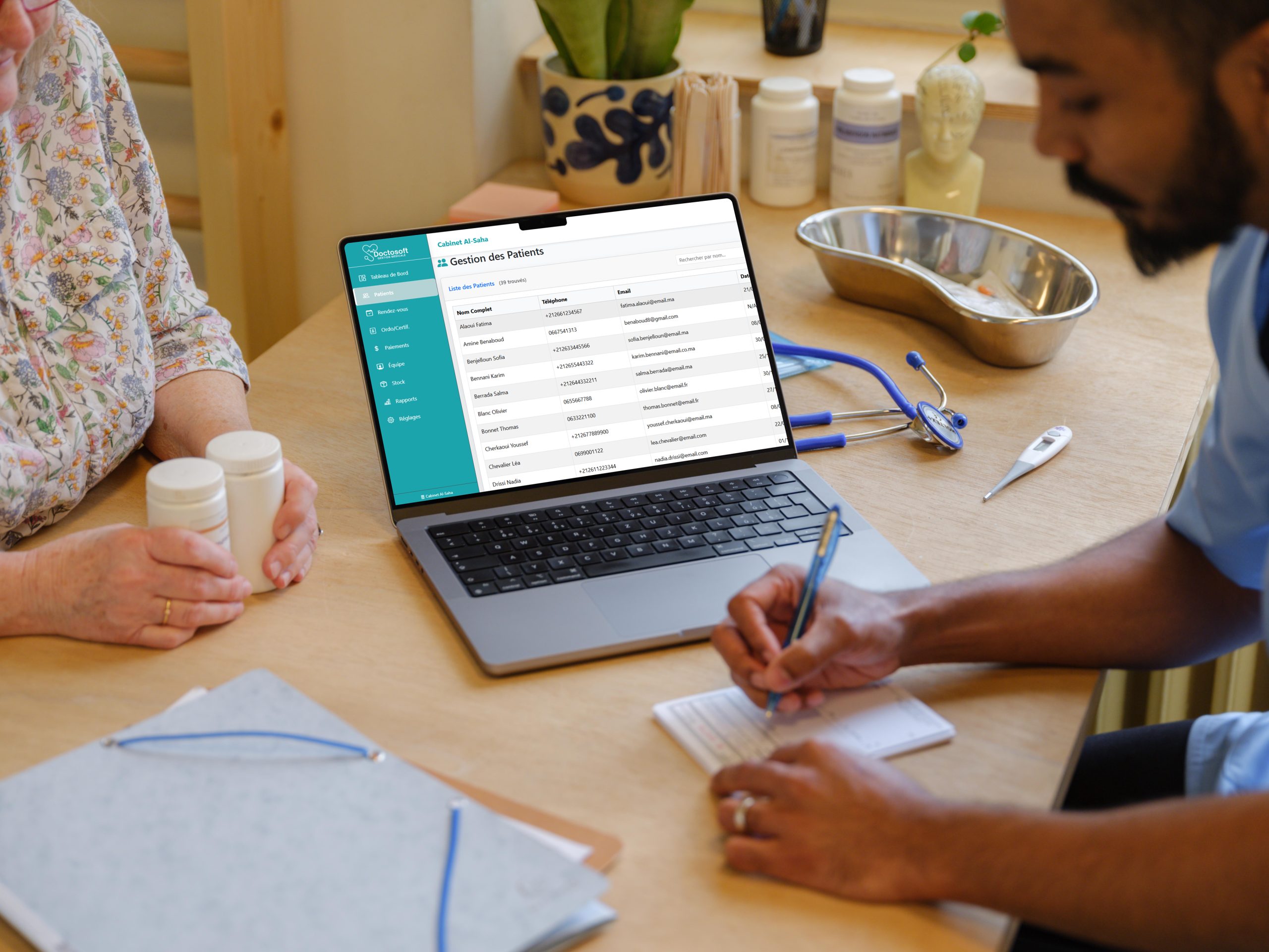 Logiciel médical Mac et PC avec assistant IA